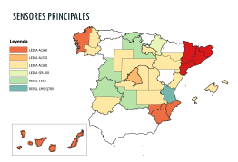 Sensores principales de la segunda cobertura